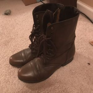 Steve Madden combat boots